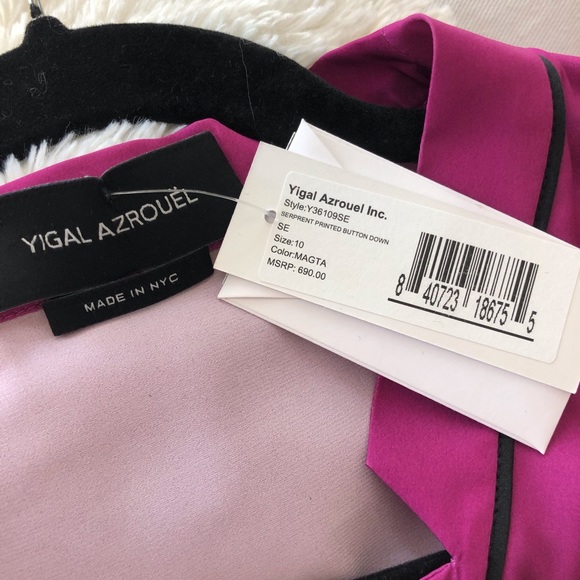 Yigal Azrouel $690 NWT Snake Print 8/10 - Picture 9 of 12